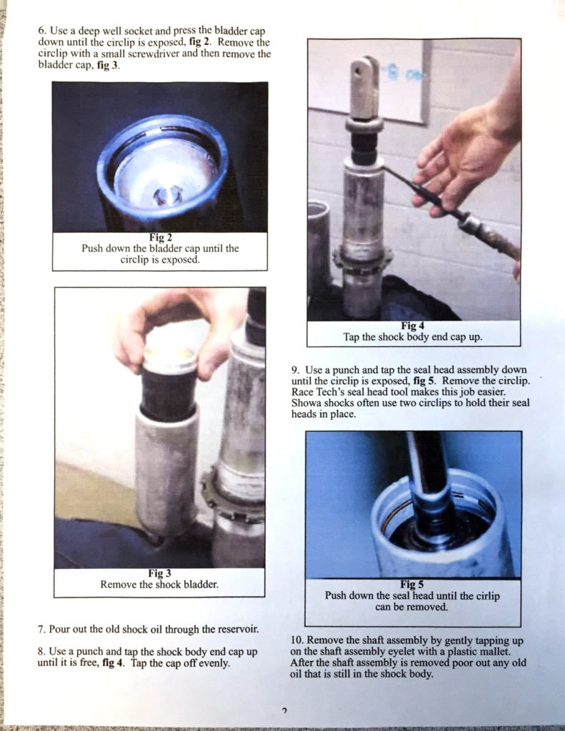 How To Rebuild KYB and Showa Shocks